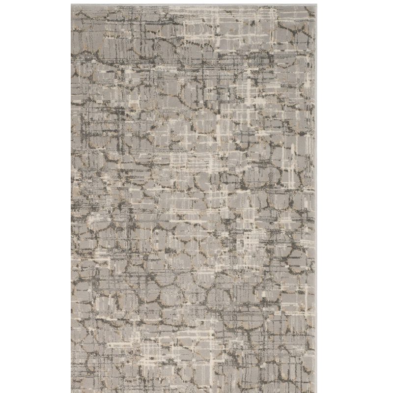 Edvin Performance Abstract Rug, Rectangle 3'3" x 5'