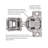 Concealed Hinges 1-1/4" overlay Face Frame Self-Close - Polished Nickel - Cabinet Door Hinges-125359577