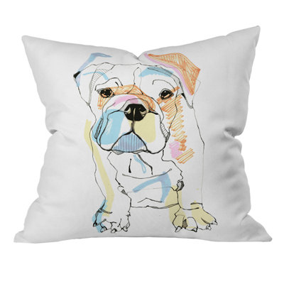 Coussin extérieur color bouledogue