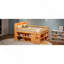 Lit mezzanine avec rangement, tête de lit avec lumière DEL-531089986-531090045
