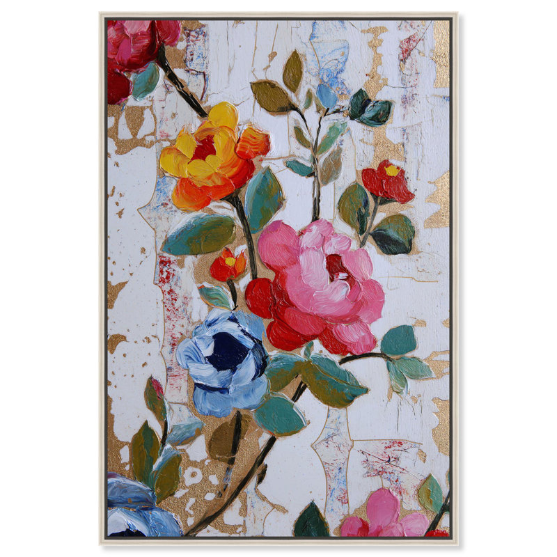 "Rustic Opulence II", impression murale sur toile par Art Remedy, cadre argenté, 24 x 36, H 37 po x l 25 po, Cadre argenté