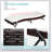 Outsunny Patio Chaise Lounge, Pool Chair with 5 Position Adjustable Backrest & Cushion, Outdoor PE