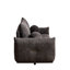 2 laine d'agneau avec tissu et coussins - Gris pour salon ergonomique