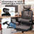 Omir Ergonomic Office Chair With Lumbar Support & Flip Up Arms Home Office Desk Chairs Rockable Swivel High Back Computer Chair  Mesh Study Chair-114488470