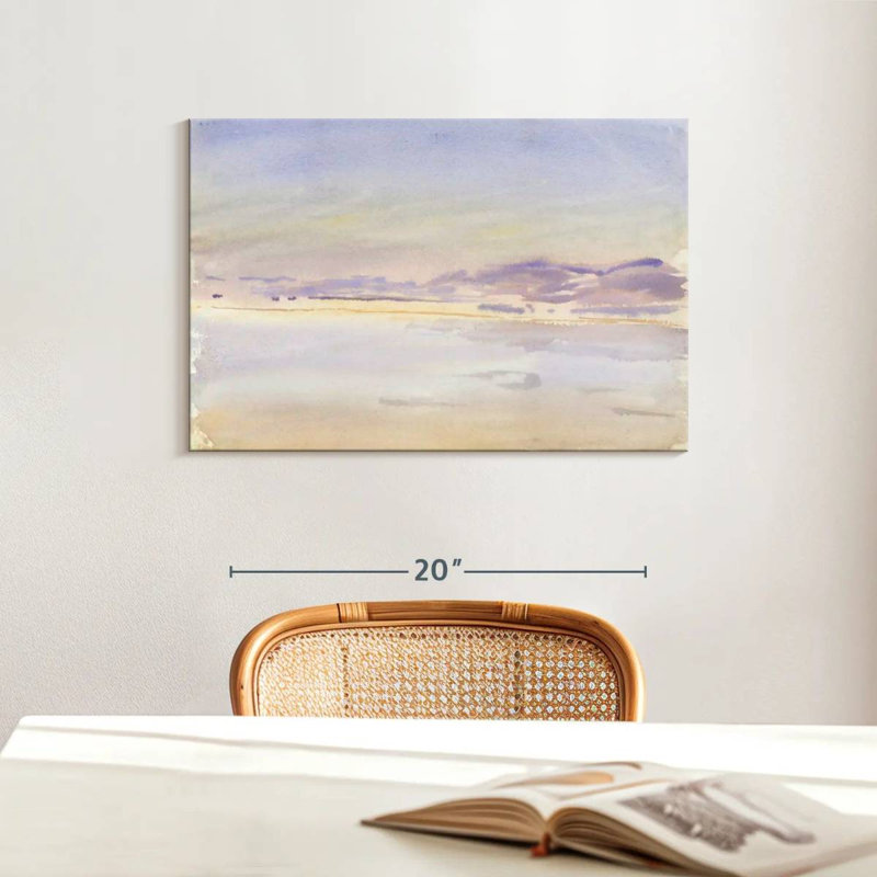 Avery, coucher de soleil en mer 1905-1906, H 16 po x l 24 po