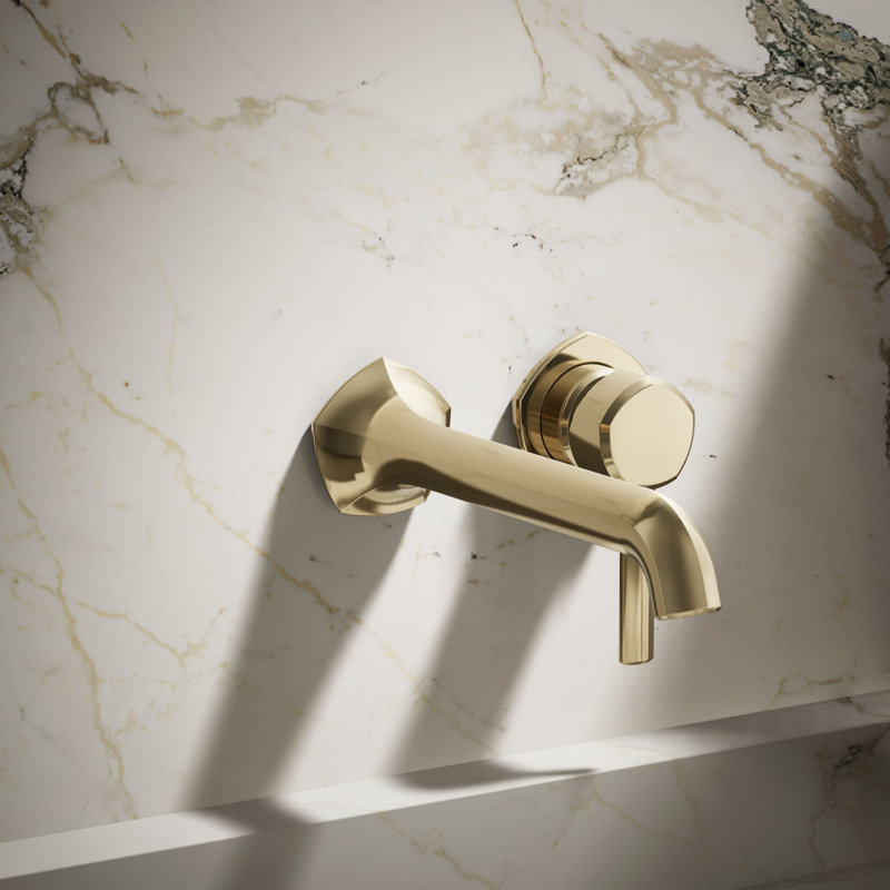 Occasion 2.75" W x 2.81" H Bathroom Sink Handle, French Gold