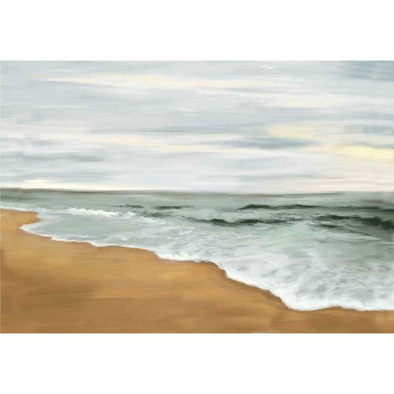 Beach Times Painting 2 - Wrapped Canvas Art Prints, 30cm H x 46cm W