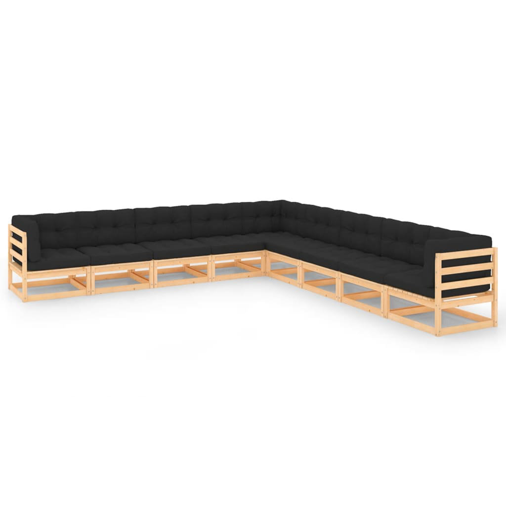 Gartensofa Hugon mit Kissen