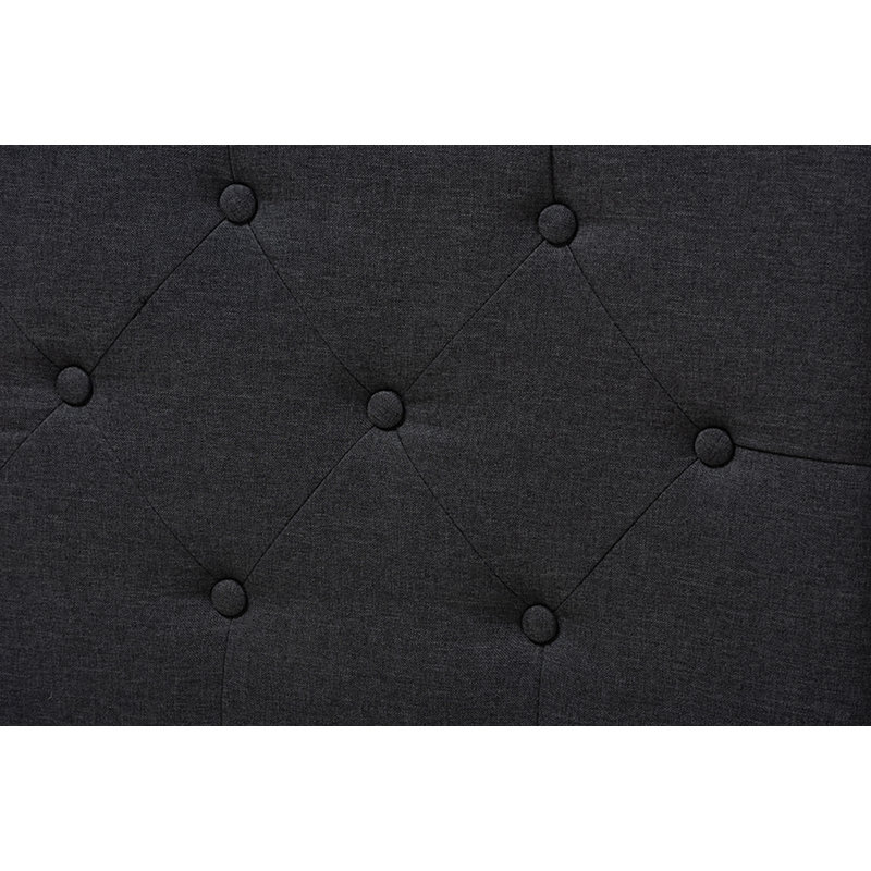 Borges Upholstered Daybed, Dark Gray, Queen