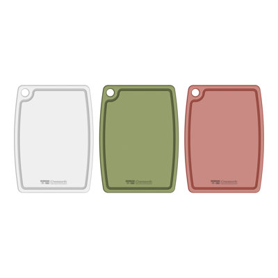 Greenworks Wood Plastic Cutting Board Set