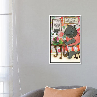 Just A Girl by Jamie Morath - Print on Canvas