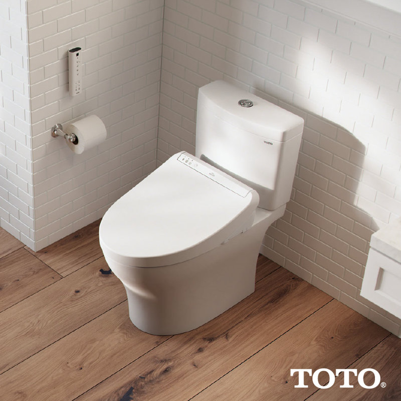 Washlet® Elongated Toilet Bidet Seat, Cotton