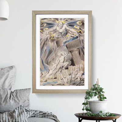 Overwhelmed by William Blake - Framed Print