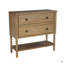 Commode d'appoint 2 tiroirs Naturel Voir ci-dessous