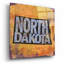  «North Dakota» par Art Licensing Studio, art mural en verre acrylique, 12 po x 12 po