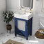 Meuble-lavabo avec lavabo en céramique et tiroir-574484588