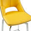Bacarri Swivel Upholstered Counter Stool with Metal Frame-2096985572
