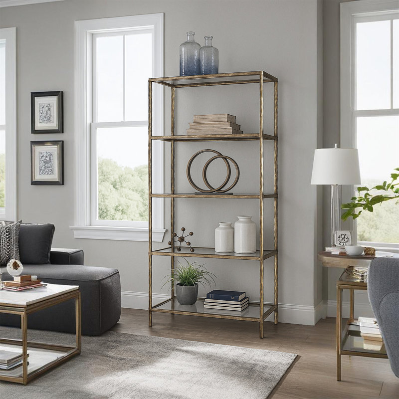 Etagere Bookcase, Gold