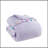 3 PCS Twin Tassel Comforter Set with Heart Shaped Throw Pillow Lavender