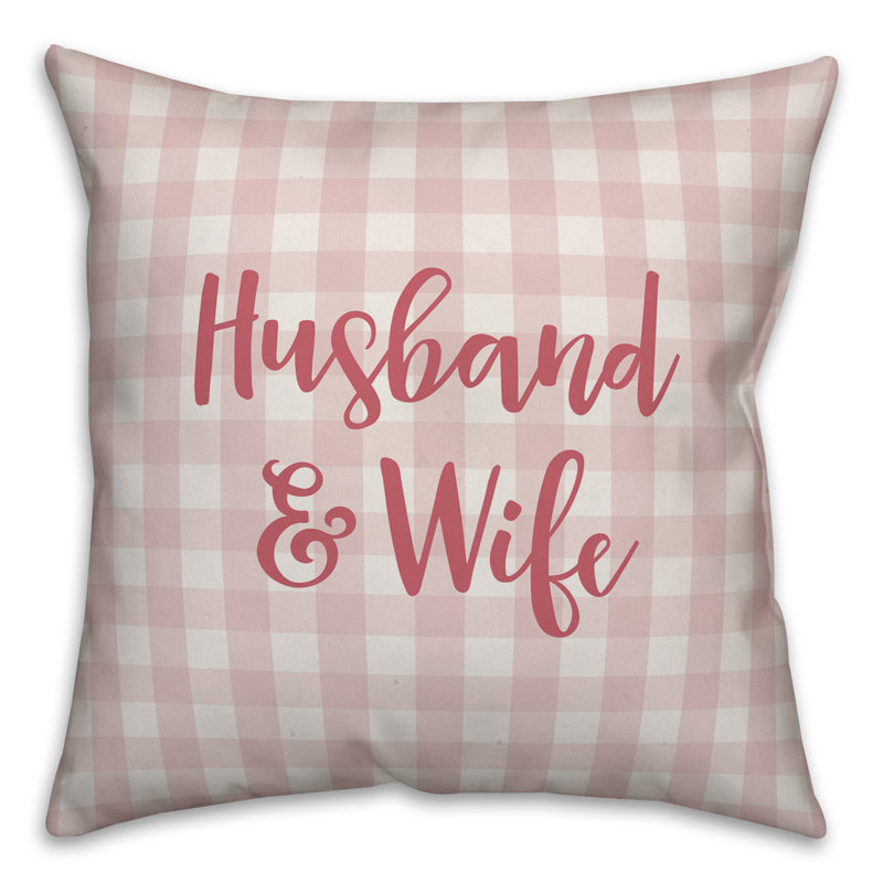  Coussin Husband and Wife, Rose, Housse de coussin