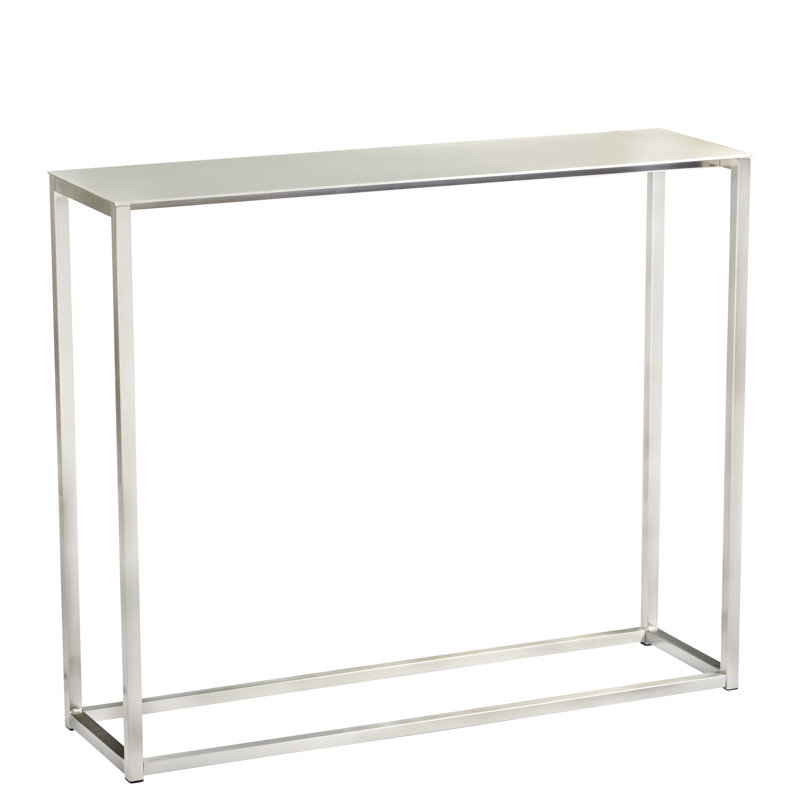 Shreya Console Table, 30.32" H x 35.83" W x 9.85" D, Black/Black