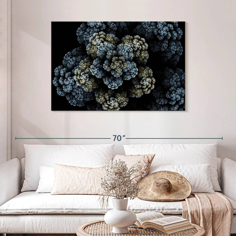 Brampt Fractal Bloom, 30" H x 45" W