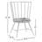 Kennamer Metal Slat Back Side Chair-1923183083