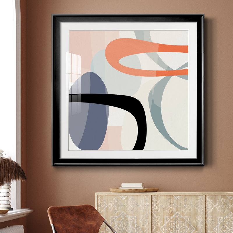 Floating on Silk III - cadre photo, impression, Papier encadré noir, H 30,5 po x l 30,5 po x P 1,5 po