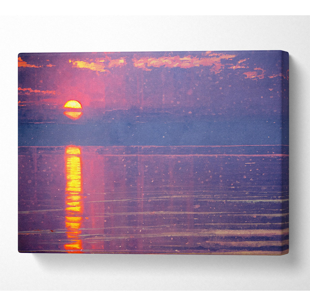 Sun Blaze Pink - Wrapped Canvas Kunstdrucke