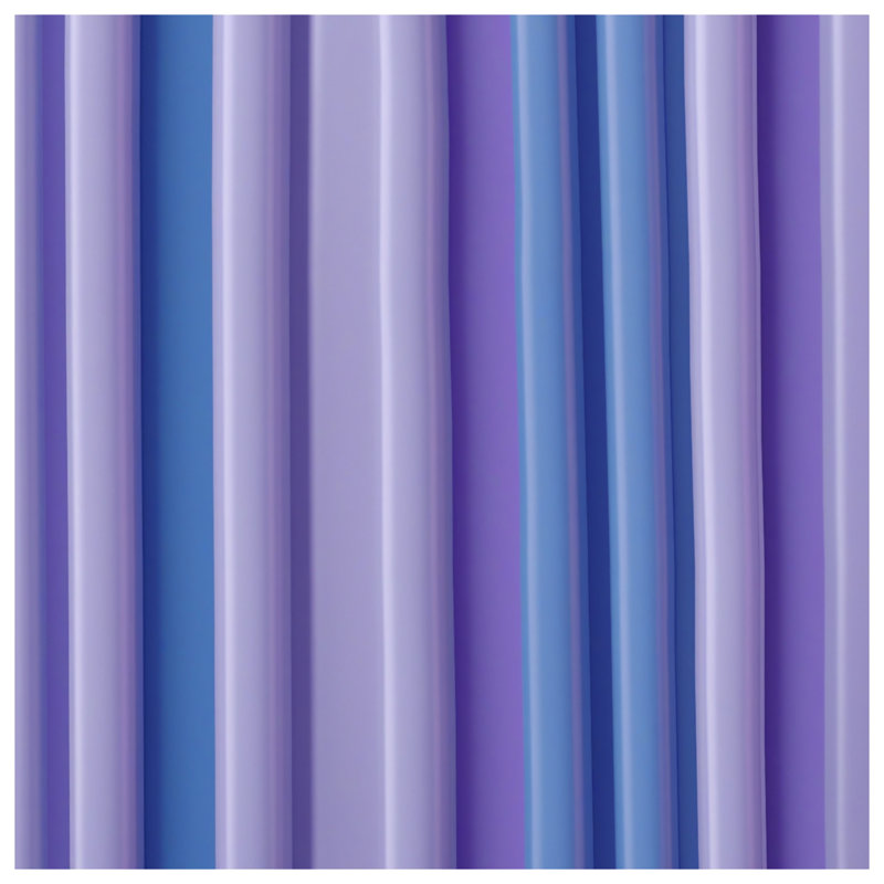 Coussins décoratifs à rayures bleues et mauves, 16 x 16 inches