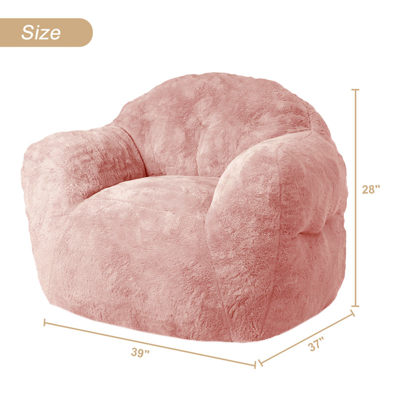 Fauteuil à billes Cozy High Elasticity, Pink