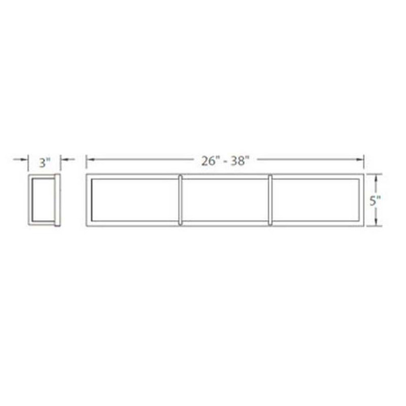 Bahn LED Bath Bar, 3
