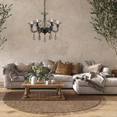 Ranger 6 - Light Candle Style Chandelier