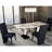Stacey Zebra White/Dining Table