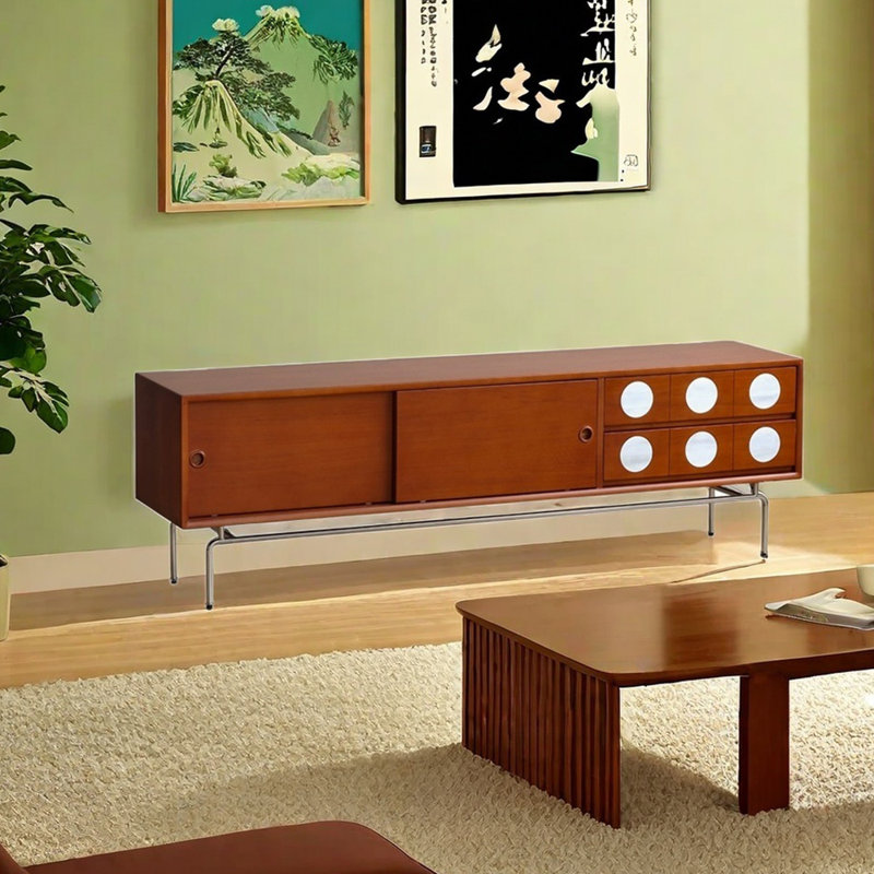 TV Cabinet with Polka Dots