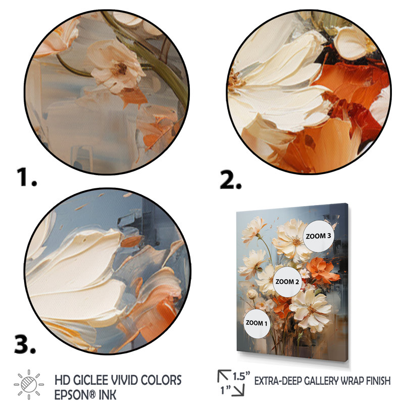 Impression romantique sur toile Caylim, Encadrement doré, H 32 po x l 24 po x P 1 po