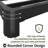 Low ProfileBed Frame With Rounded Corner Legs Heavy Duty Metal Size PlatformBed Frame No Box Spring Needed, Easy Assembly, Noise Free, .-1036937659