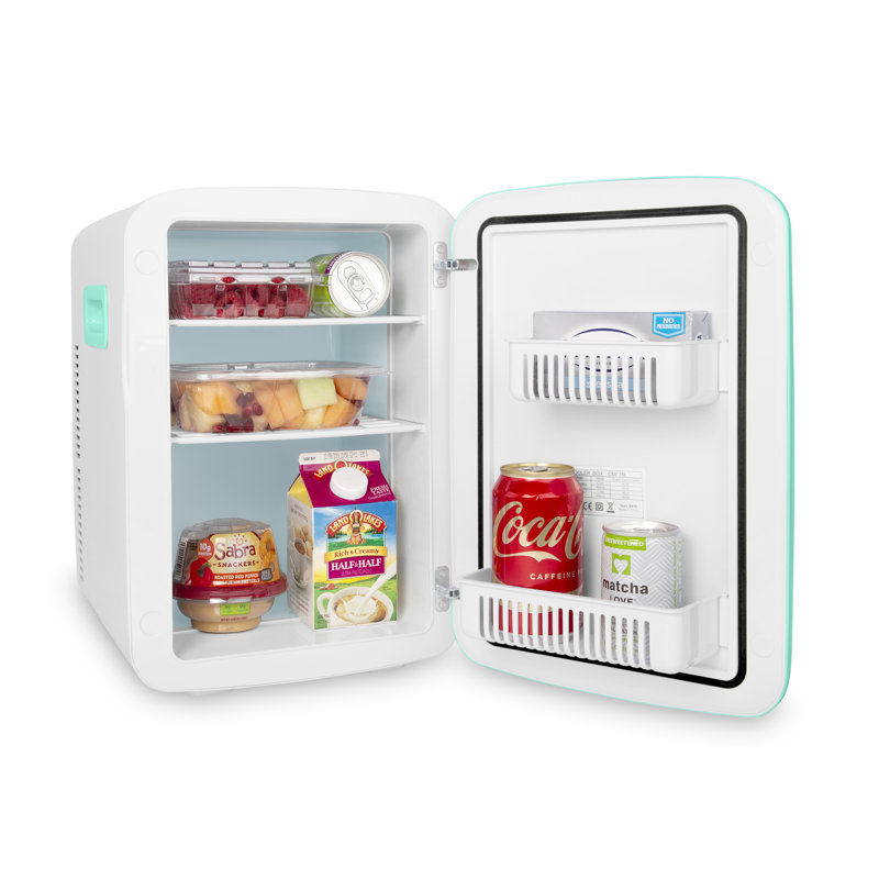 0,53 cu. Mini réfrigérateur de comptoir, Turquoise