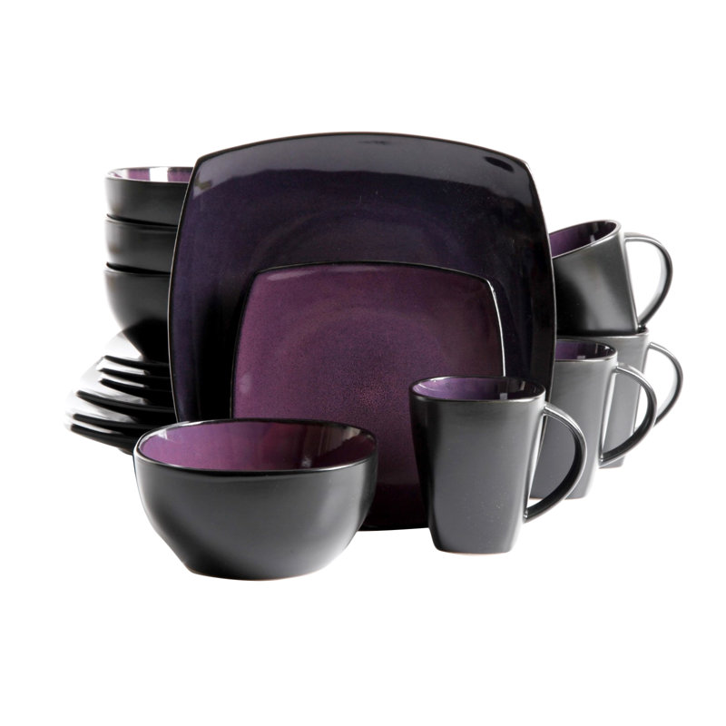 Aimur Piece Stoneware Dinnerware Set - Service for 4