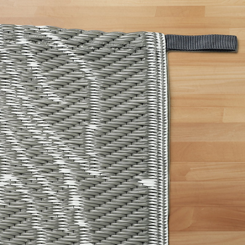Outdoor Rug Waterproof Reversible Plastic Straw Camping Rugs for Outside RV, Patio,Deck, Rectangle 6' x 9'