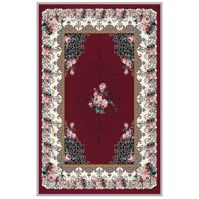 Stylish Hall Carpet Runner, 2.6 x 6.6 Feet | 100% Polyester, 650 g/m², 0.3 in Pile Height | Antibacterial & Non-Slip PVC Dot Underside | Machine Washable, Durable 3D Digital Print | Perfect for Home Décor