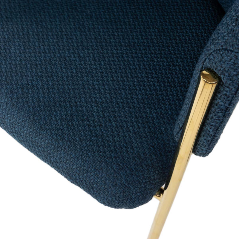 Maximus 47cm H Fabric Upholstered Armchair, Blue