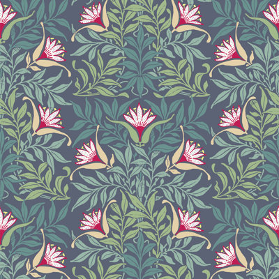 Signature Flowervine 10' L x 24" W Wallpaper Roll