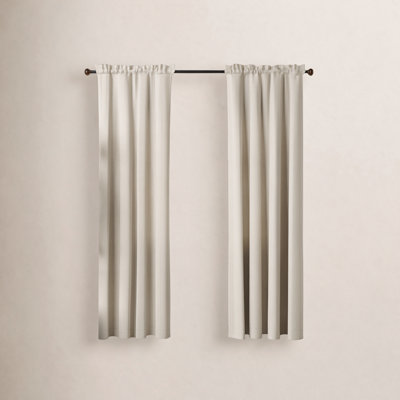  Thermal Blackout Rod Pocket Curtain Panel