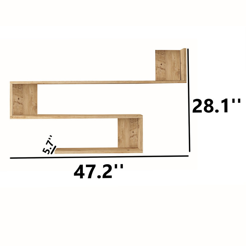 3 Tiers Wall Shelf