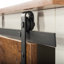 Armoire de rangement 31,89 "avec buffet et porte de grange coulissante, couloir, armoire d'appoint-285914373