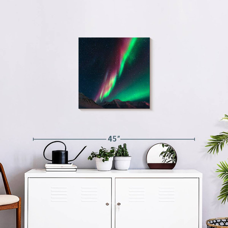 Alvord Atigun Pass Northern Lights, H 20 po x l 20 po