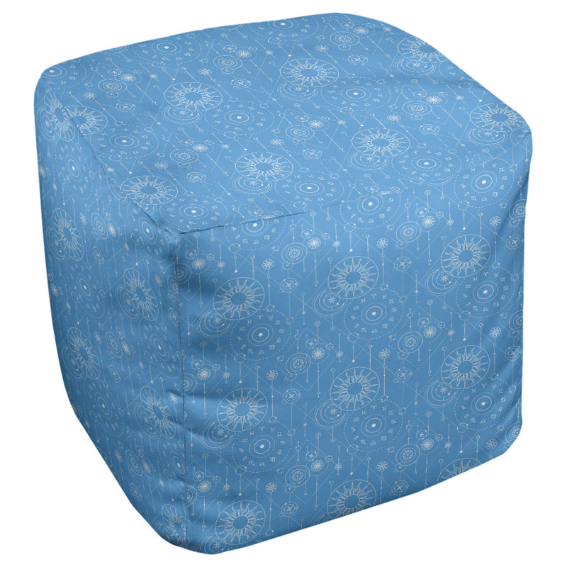 Repose-pieds cubique carré géométrique 18" leffel, Bourre pour cube (18 x 18 x 18)