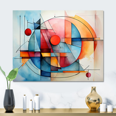 Cubes de couleurs douces III - art mural géométrique en métal MT137594