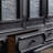 Black Solid Wood Sideboard